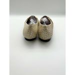 Seven 7 Pearl Gigi Buckle Cream Woven Flats Almond Toe Size 8.5 New in Box! Photo 4