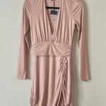 NBD  Coco Dress In Off Slate NEW Size Small Long Sleeve Mini Bodycon Cocktail Photo 3