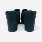 Enzo Angiolini ENZO black fabric on trend mules, size 9 Photo 5