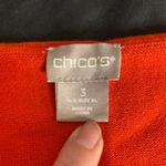 Chico's  Orange V-Neck Women's Tank Top Size XL Photo 1