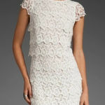 See By Chloe Tiered Lace Crochet Dress Ivory White Size 8 Photo 0