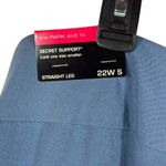 Investments  II SZ 22W SHORT Park Avenue Straight Pants Pockets Stretch Pull-On Photo 3