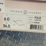 Chinese Laundry  pollie animal print white kitten heel Mules boho coquette fall Photo 3