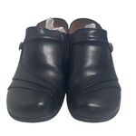 Earth Spirit CLASSICS Elaine Women’s Black Mules Size 7 Leather Slip On SEE DESC Photo 0