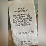 Mixed Threads Tie Front Square Neck Hunter Green Peasant Crop Blouse Size M Photo 7