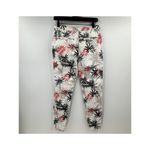 Reiss  Floral Tropical Selena Trouser Ankle Pant Size 6 Photo 5