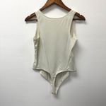 Lululemon  Wundermost Ultra Soft Nulu Square Neck Sleeveless Bodysuit Bone L Photo 5