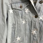 Sans Souci San Souci Star Embroidered Distressed Jean Jacket - Medium Photo 1