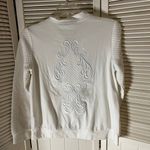 potter's pot  LG off white embroidered zip up track jacket Photo 1