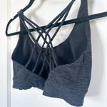 Balance Athletica Heathered Dark Gray Strappy Sports Bra Photo 3