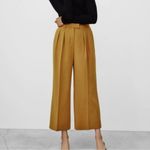 Aritzia NWT Babaton high rise wide leg effortless Eckhardt Pant Navy blue pant 0 Photo 3