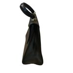 Fendi Vintage Brown PVC With Brown Leather Handle Squared Bag Gold Hardware. Photo 3