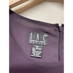 Vtg INC Silk Maxi Dress Sz 6P Purple Dark Floral 90s Y2K Whimsigoth Fairy Grunge Photo 2