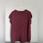 Aerie  Off The Shoulder Henley Tee Photo 4