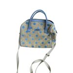 CATH KIDSTON Blue Polka Dot Crossbody Satchel Bag Photo 1