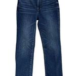 Madewell SZ 25 Slim Demi-Boot Jeans Zip-Fly Mid-Rise Whiskered Stretch Pockets Photo 0