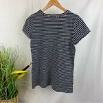 Boden Black & White Striped Short Sleeve Cotton Tee T Shirt XS Photo 1