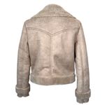 MOTHER Sherpa Jacket The Roamer Size XS Tan Photo 6