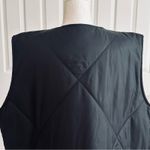 Socialite  Vest Black Quilted Front Zip Lightweight Boxy Puffer Plus Size 2X NEW Photo 6