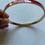 Kate Spade  Pink Enamel Bangle Bracelet Photo 3