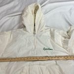 Vintage Michigan State Spartans White Green Pullover Half Zip Jacket Sz XL Unise Photo 9