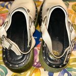 Farm Rio  Leather Ivory Sling Back Harness Clog/Shoes(Size 6) Photo 4
