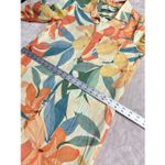 0039 Italy Women's Size Large Long Sleeve Floral Multi Color Printed Midi Dress Pink Photo 6