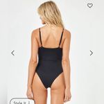l*space New! L* Piper Classic One Piece‎ Swimsuit Bodysuit in Black Sz XL $180 Photo 5