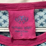 Victoria's Secret Victoria Secret Womens Pajama Set Small Star Y2K 90s Waffle Knit Blue Thermal Photo 6