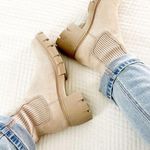 Steve Madden Hayle Suede Leather Chunky Boots Photo 7