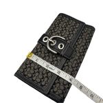 Coach Vintage  y2k Soho Black and Gray Signature Canvas Wallet Photo 9