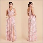Birdy Grey  Laurie Dress In Chiffon Pink Falling Petals Photo 1