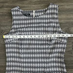 Mario Serrani Italy Sleeveless Geometric Shift Dress Size‎ 6 Photo 4