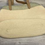 Sun N Sand Sun 'N' Sand Beige Woven Straw Magnetic Snap Close Shoulder Bag 19.5" X 11.5" Photo 2
