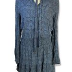 Michael Kors ⭐️ Paisley V Neck Drop Waist Mini Dress Photo 0