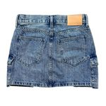 Aritzia Denim Forum The '90s Cargo Mini Denim Skirt Size 23 Blue Photo 5
