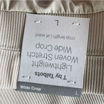 Talbots NWT T by  Lightweight Woven Utility Wide Leg Crop Pants Size L Photo 10