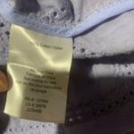 Heartloom Periwinkle Eyelet Cotton Button Down Shirt Size S Photo 2