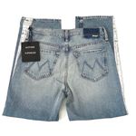 MOTHER Superior The Thrasher Straight Leg Jeans In Striped Wicked Size 25 Blue Photo 4
