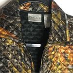 Chico's quilted metallic print zipper puffer vest Photo 8