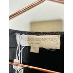 NWT Caroline Constas Gunmetal Silver Draped Style Metallic Shimmer Dress Large Photo 6