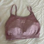 Gymshark Flex Strappy Sports Bra and Shorts in Light Purple Marl Photo 7