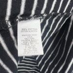 Loft Outlet Dark Navy Striped Long Sleeve Cotton Top Size XL Photo 4