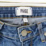 Paige The Kylie Crop Jeans Designer Skinny Jeans Mid Rise Dark Wash Size 25 Photo 4