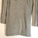 American Eagle Lace Up Sweater Dress Lt Grey Size S NWT Photo 6