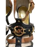 Michael Kors  women’s black brown leather shoes heels size 8M SKU 1853 Photo 1