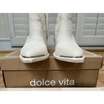 Dolce Vita Nashe Off White Pearls Boots Leather Upper Size 6 NIB Western Flair Photo 6