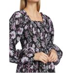 Mille Calista Floral Cotton Minidress in black floral NWT XS Black Photo 1