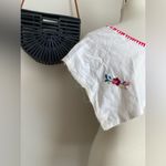 Molina Embroidered Floral Mexican Top Red Size M Photo 4