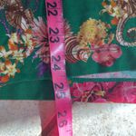 Anthropologie Hale Bob Printed Green Tee Shirt Under the Sea Ocean Photo 12